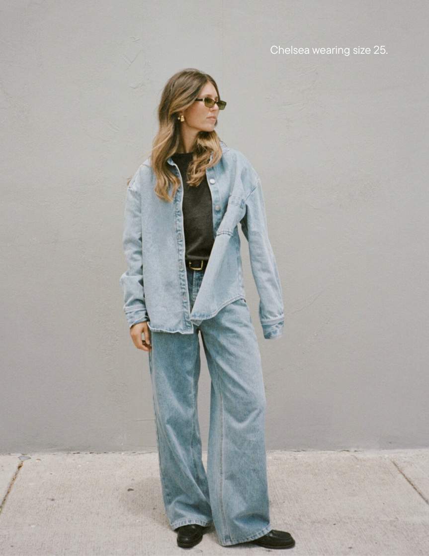 Parke x Aureum Wide Leg Jean