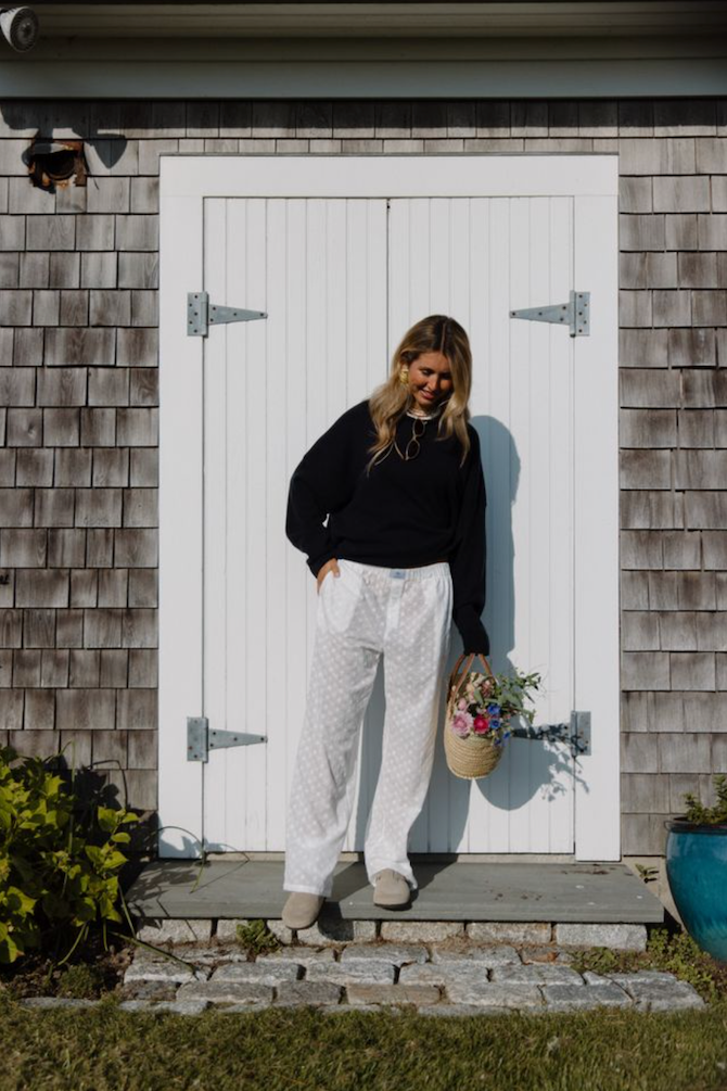 Eyelet Boxer Pants