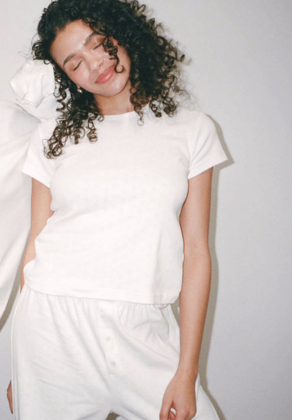 Preorder Pointelle Baby Tee