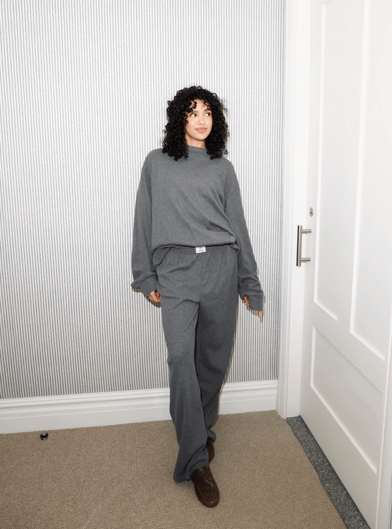 Waffle Mockneck