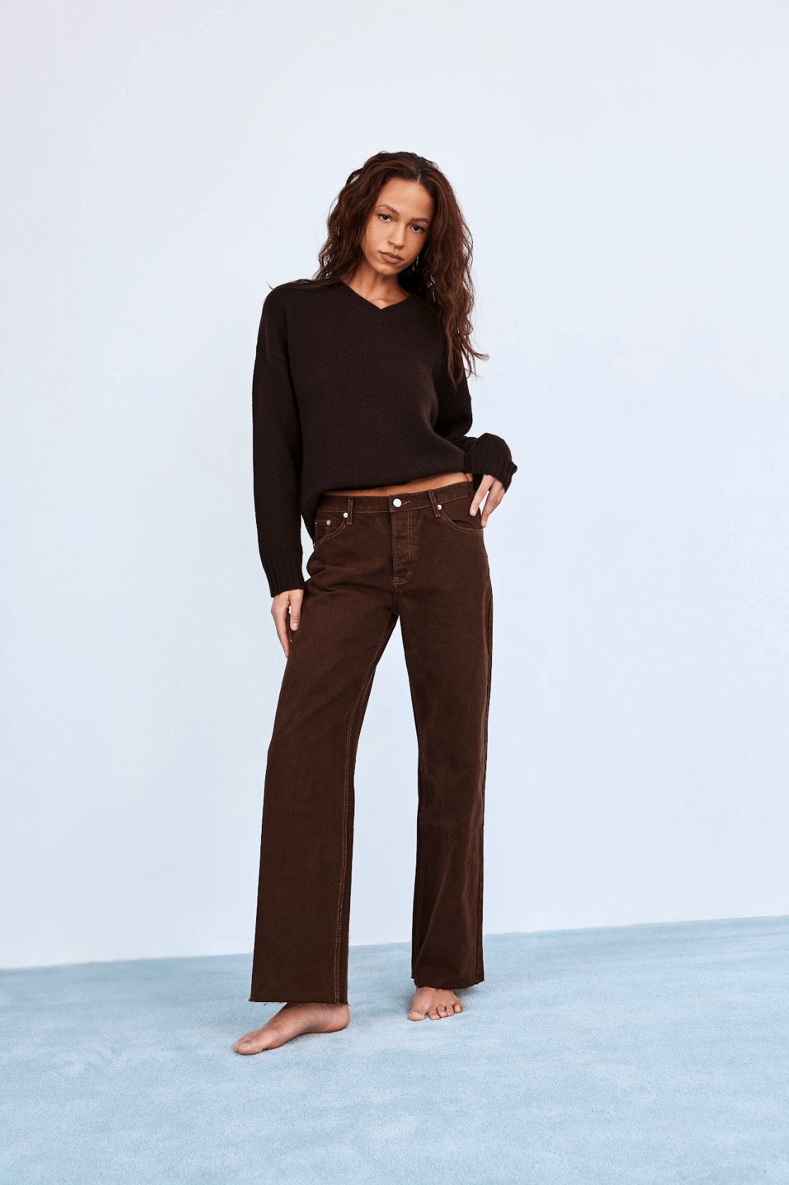 Low Rise Baggy Jeans