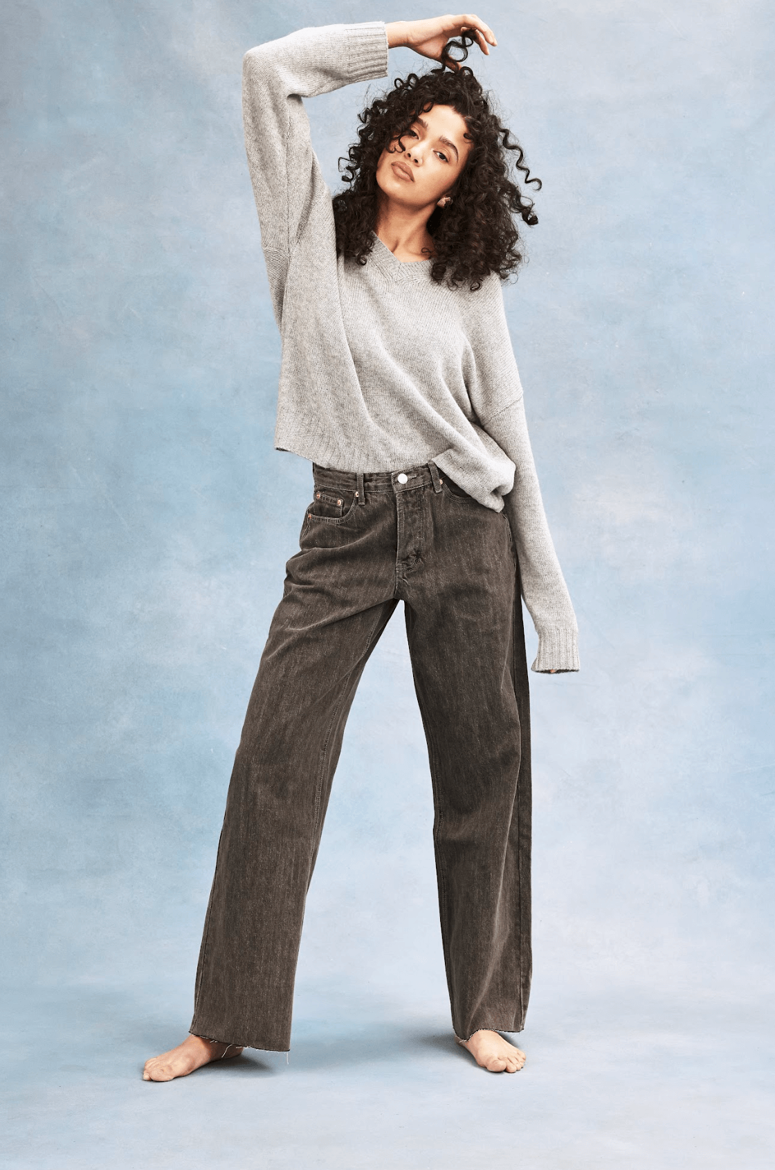 Low Rise Baggy Jeans