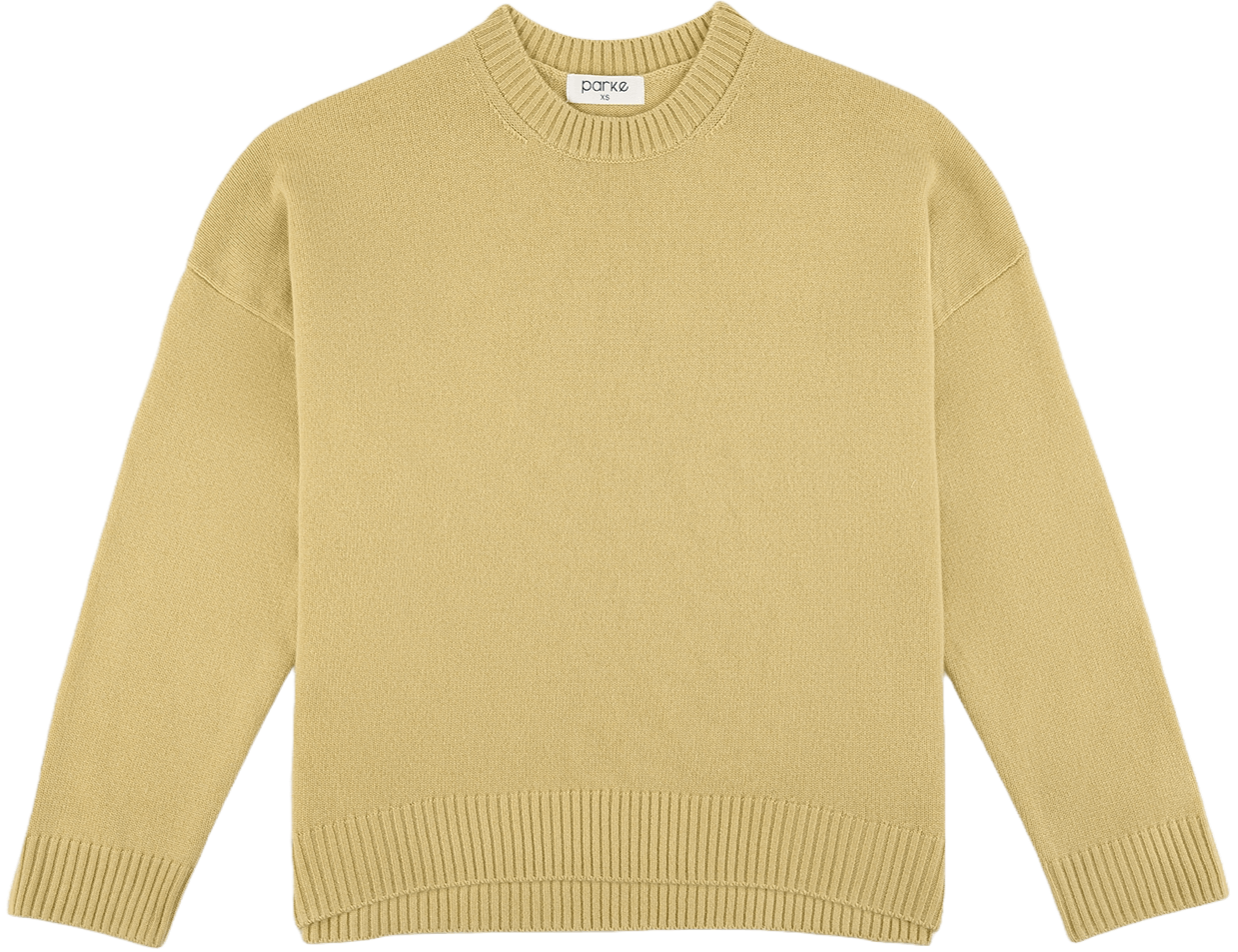 honey oversized pullover sweater flat lay -honey