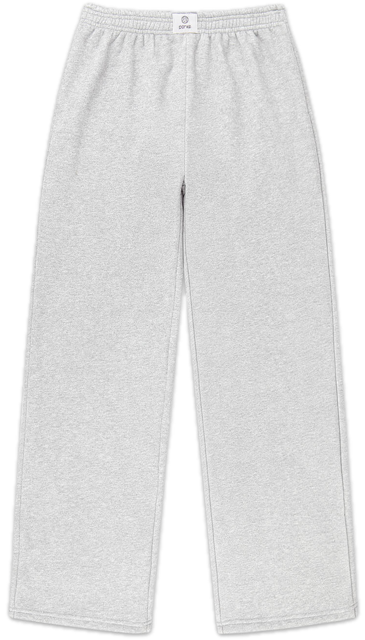 classic grey boxer sweat pant flat lay -classic grey