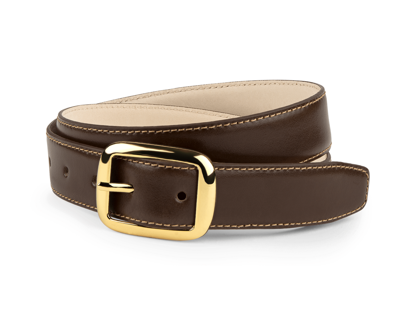 parke x aureum belt flat lay -brown
