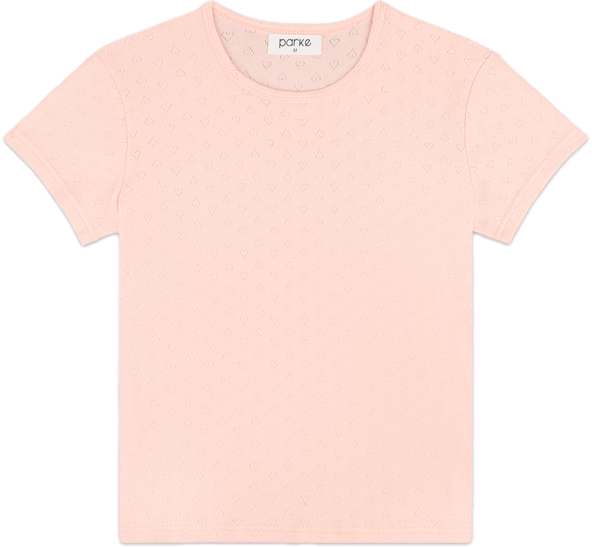 ballet heart pointelle tee flat lay -ballet