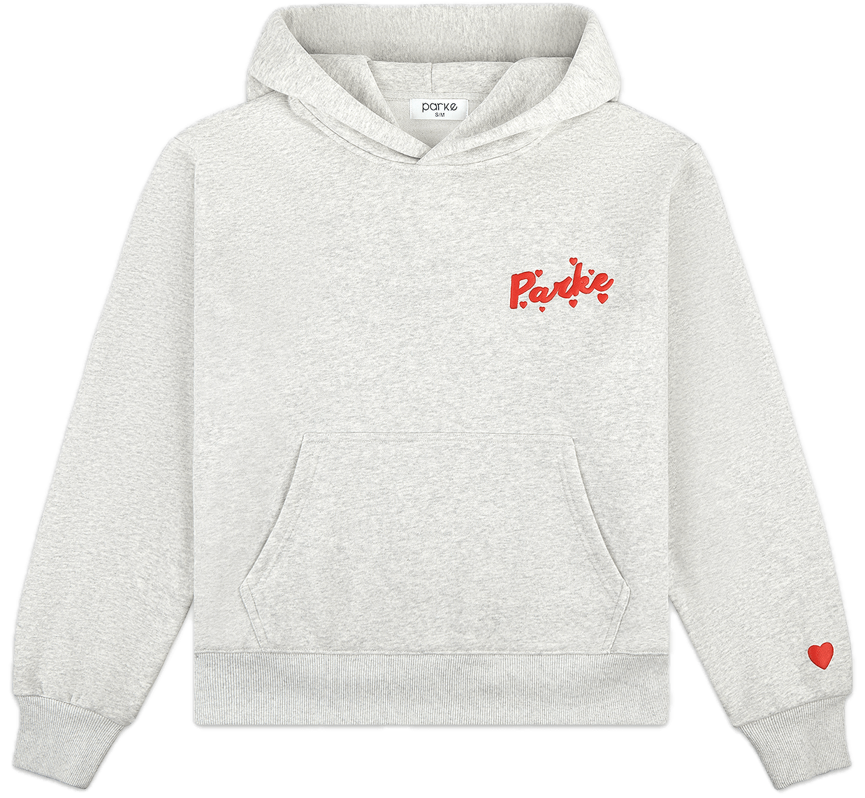 sweetheart hoodie -classic grey