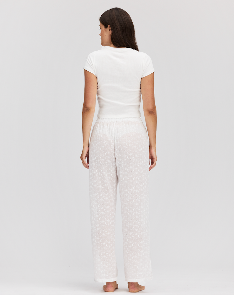 Eyelet Boxer Pants