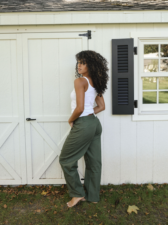Cotton Twill Horseshoe Pants
