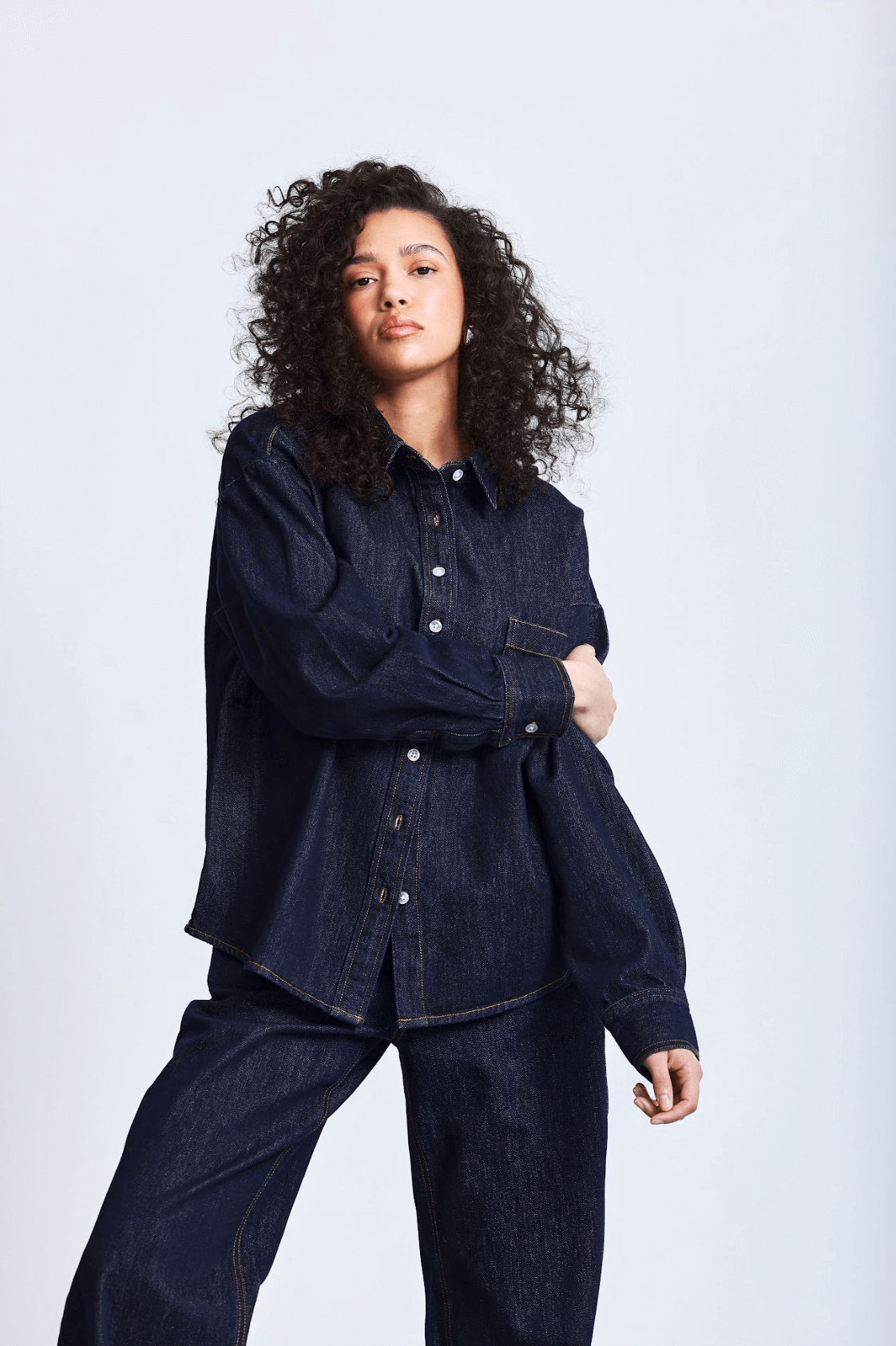 Long Sleeve Denim Shirt