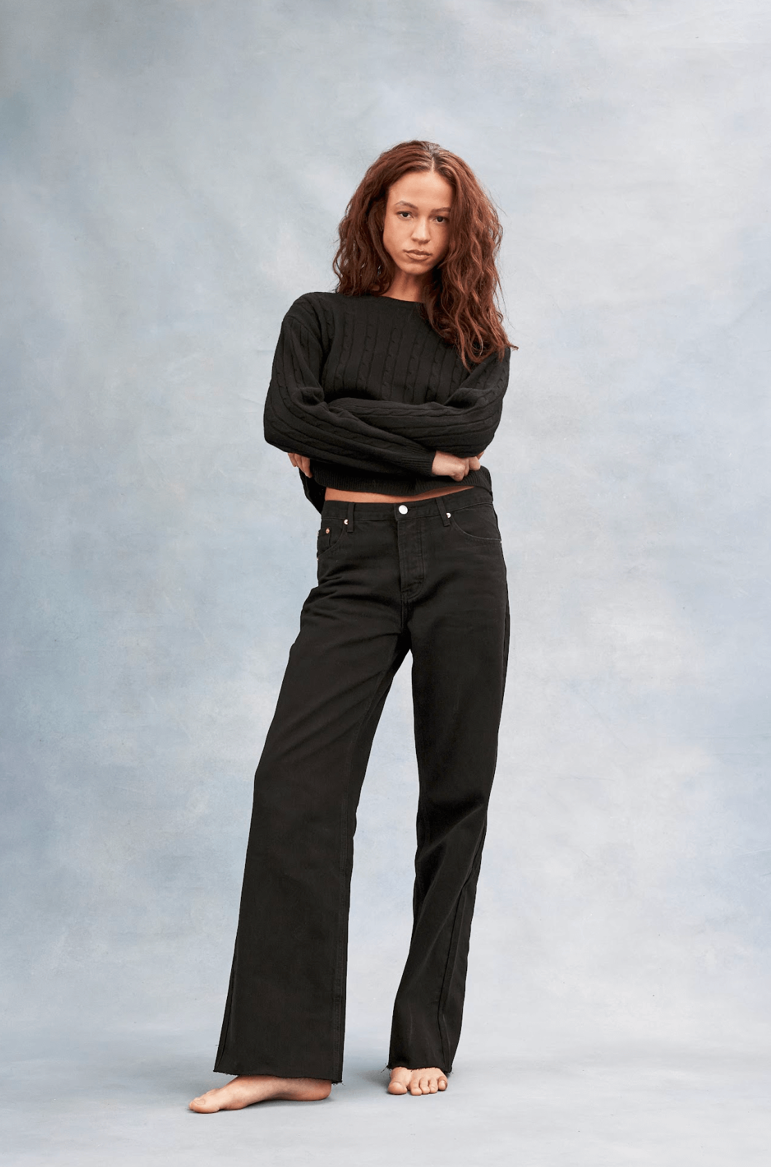 Low Rise Baggy Jeans