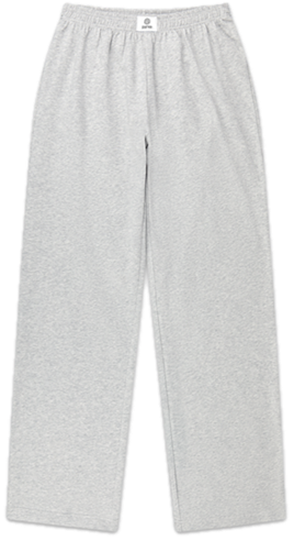 Charcoal boxer pant flat lay - charcoal