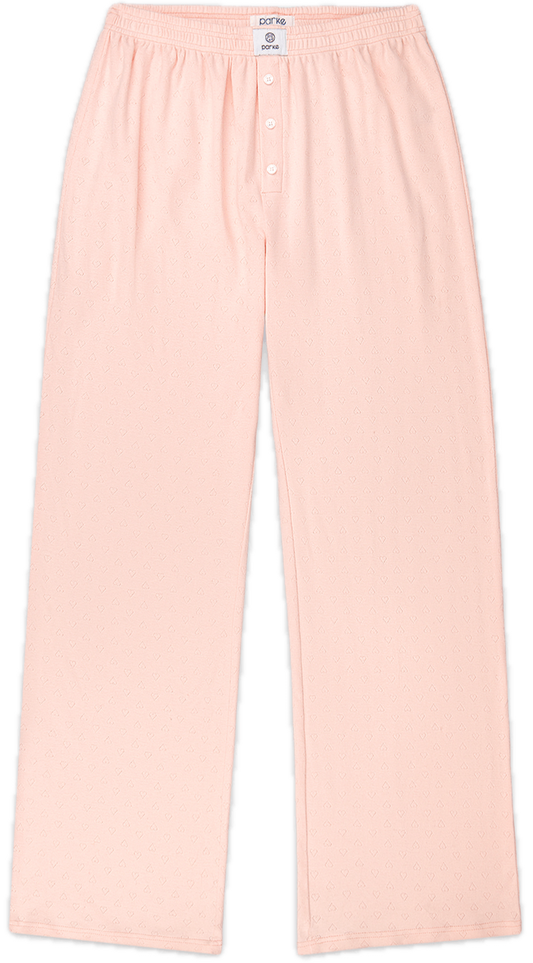 heart pointelle boxer pant flat lay -ballet