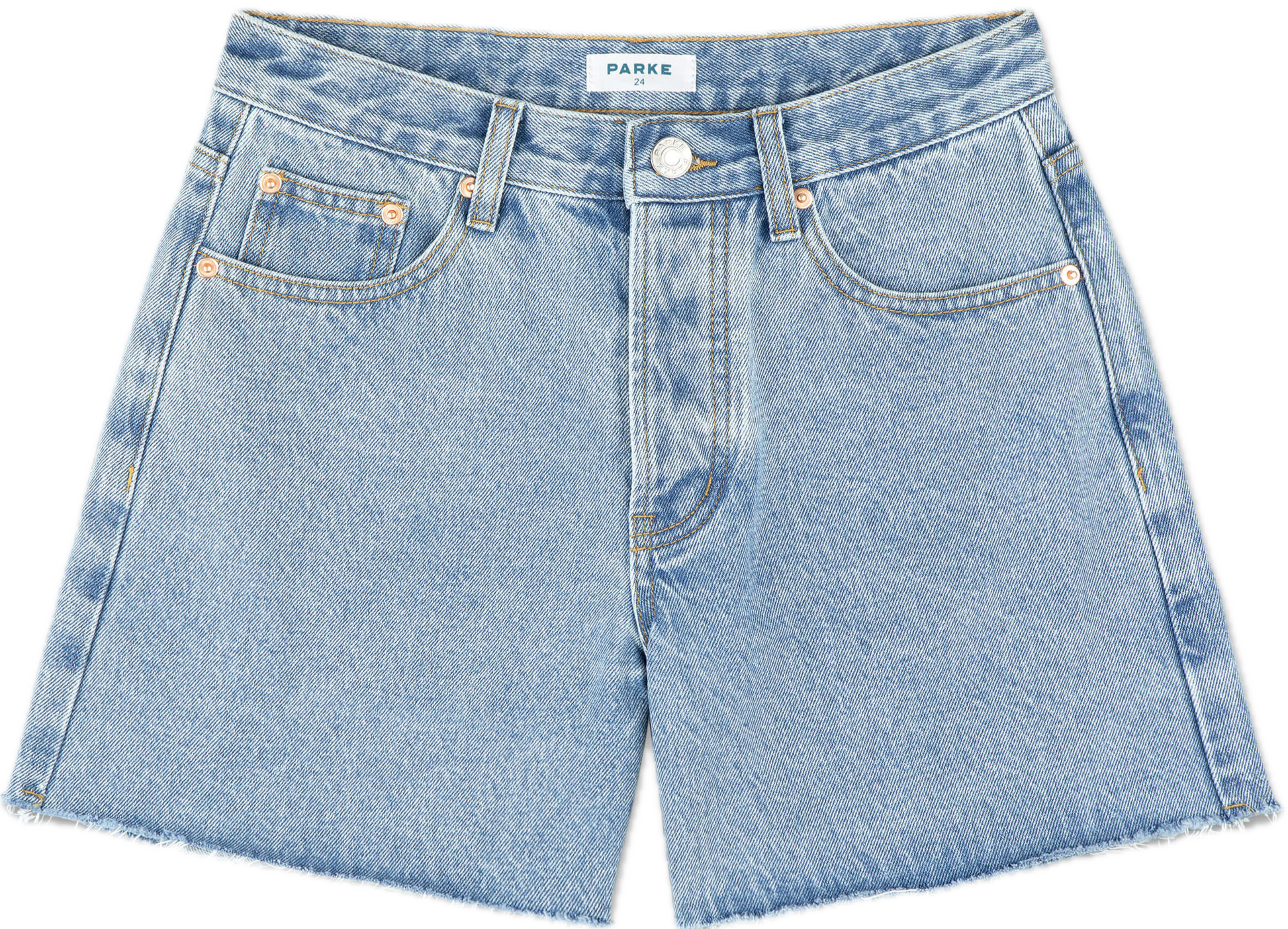 long baggy shorts flat lay -vintage wash