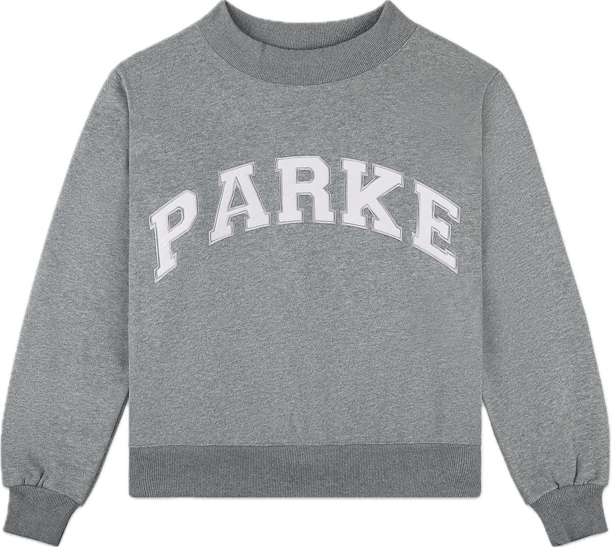 stormy monochrome varsity mockneck flat lay -stormy