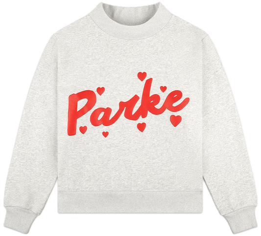 sweetheart mockneck -classic grey